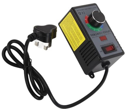Generic Motor Speed ​​Controller AC220-240V Auto Shut Off Flame Retardant 10A Overload Protection Motor Speed ​​Controller for Power Tools (UK Plug), Generic0ougfniq8g-12