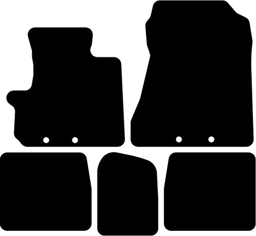 Kovvar Fußmatten passend für Toyota IQ 2008-2014 | Qualität: Comfort