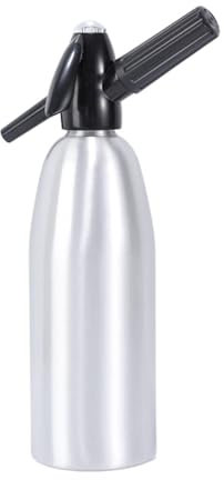 Generic Soda Maker - Macchina per acqua gassata, acqua frizzante, bevande gassate, professionale, argento, alluminio