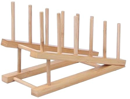 Honhoha Wooden Puzzle Storage Rack - Sturdy Jigsaw Puzzle Holder,Toddler Puzzle Storage, Flexible Display Stand, Puzzle Organizers and Storage for Kids Adults