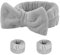 Spa Bowknot Stirnband Damen, Elastisches Gesicht Handgelenk Waschband, Haarzubehör Zum Waschen Von Gesicht, Haarband Handgelenk Schweißband Kosmetik Haarreif für Schönheit Hautpflege Yoga Sport