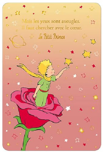 KIUB Postal El Principito en la Rosa busca estrellas (10x15cm)
