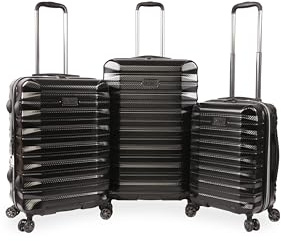 ORIGINAL PENGUIN Hardside 3-teiliges Set, Schwarz, Schwarz, Hardside 3-teiliges Set