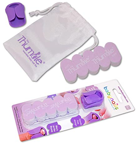 Baby Nails - Nagelpflege für Babys I Handfreies Babypflege-Set für Neugeborene ab 0 Monate I Geschenkidee für werdende Mütter I Standard Pack – 15 Einwegfeilen