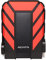 ADATA HD710 Pro - 2 TB, externe Festplatte mit USB 3.2 Gen.1, IP68-Schutzklasse, rot, langlebig, wasserdicht und staubdicht mit militärischer Zähigkeit in mehrschichtigen Festplatten
