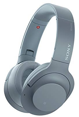 Sony WH-H900 h.ear Series Wireless Over-Ear Noise Cancelling High Resolution Headphones with Gesture control, 24 Hours Battery Life - Blue, with Alexa built-in