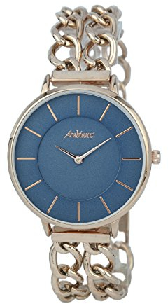 Arabians Damen Analog Quarz Uhr mit Edelstahl Armband DBA2243A