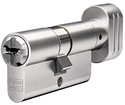 WINKHAUS keyTec N-Tra Knaufzylinder | 50-50K mm | Tür-Zylinder Schließzylinder mit Knauf | Aufbohrschutz Pickingschutz | Patentschutz bis 2029 | 5 Schlüssel & Sicherungskarte | Einzelschließung