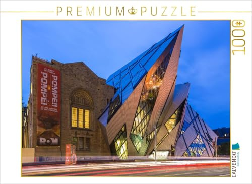 CALVENDO Puzzle Toronto, Royal Ontario Museum und Michael Lee-Chin Crystal | 1000 Teile Lege-Größe 64 x 48 cm Foto-Puzzle für glückliche Stunden
