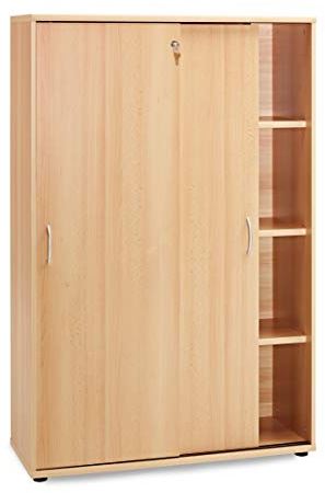 Möbelpartner Manni Aktenschrank, samerbergbuche, ca. 100,0 x 39,5 x 152,8 cm