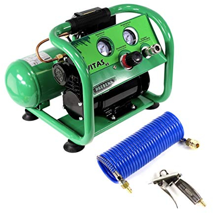 Prebena Komplettpaket mit Kompressor VITAS 45 (0-VITAS45) + Blaspistole (Z175.80) + Spiralschlauch 7,5m (Z160.11)