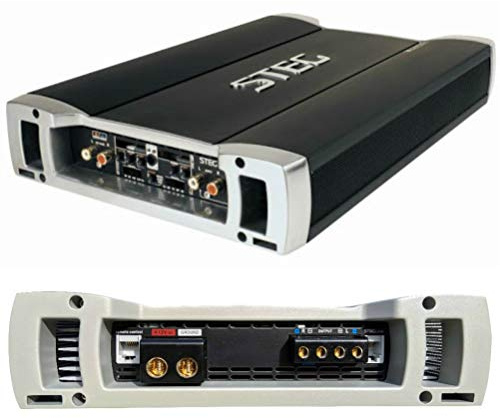 STEG K2.02 amplificatore a 2 canali da competizione spl da 555 x 2 watt rms stabile a 1 ohm per porte portiere sportelli auto, 1 pezzo