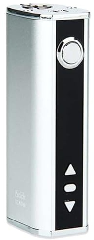 iStick TC 40W Battery Vape Box Mod (Plata) - Batería incorporada de 2600mAh para cigarrillo electrónico, sin nicotina
