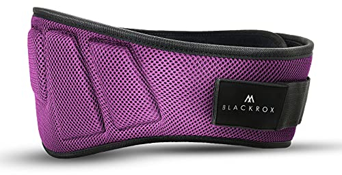 BLACKROX Gewichthebergürtel G1 Vergleichssieger Trainingsgürtel Fitness Gürtel Krafttraining bodybuilding Gewichtheben Powerlifting Gym Weightlifting Belt training Herren Damen (Pink, M)