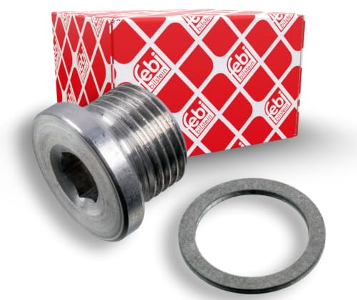 febi bilstein 175069 Ölablassschraube für Motor, mit Dichtring, 1 Stück | Kompatibel mit: PORSCHE 718 BOXSTER, 718 CAYMAN, 911, 911, 911, 911, 911, 911 Cabriolet, 911 Cabriolet, 911 Cabriolet