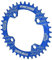 X AUTOHAUX 104 BCD Fahrrad Kettenblatt 38T Kurbelgarnitur Breiter Einziger Kettenring für Rennrad Mountainbike BMX MTB Blau