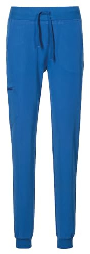 EXNER Unisex-Schlupfhose, Slimfit, Skinny, Gummibund mit Kordel, Cargotasche, Farbe royal Blue, S