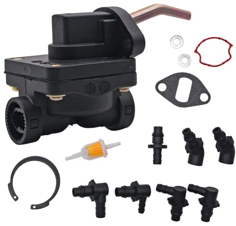 Cylinman Kit de pompe à carburant pour moteurs Kohler 52 559 03-S KT17 KT19 Magnum M18 M20 MV16 MV18 MV20 5255901, 52 559 01-S, 52 559 02