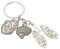 PRETYZOOM Arztgeschenke Keychain Heart Schlüsselanhänger Anatomisches Herz Keychain Gehirnlappen Charme Schlüsselanhänger Arzt Pflege Student Praktizierende