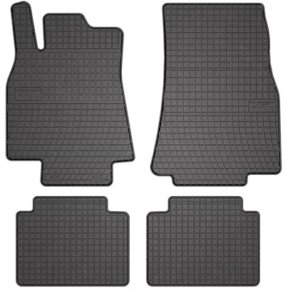 OMAC Gummi Fußmatten kompatibel mit Mercedes B Klasse W245 2005-2011 Automatten Schwarz 4X