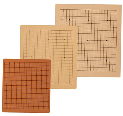 BESPORTBLE 3stücke Faltbares Reise-Schachbrett Für Junge Mädchen Leicht Und Tragbar Reißfest Und Sicher Ohne Scharfe Kanten Für Lustige Schachspiele Unterwegs