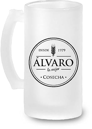 Doble Imagen Jarra Cerveza Cristal Mejor Cosecha Personalizado
