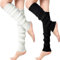 Aoouekul Stulpen Damen Wolle 2 Paar Leg Warmers Women Beinstulpen Legwarmers Beinlinge Beinwärmer für Damen Wadenwärmer (weiß+schwarz)