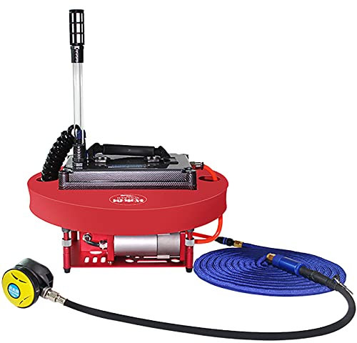 KUMIAO Tauchsystem, tragbares, wiederaufladbares Unterwasser-Atemsystem mit 12 m Schlauch und Atemregler zum Tauchen – perfekt zum Tauchen, Angeln – Tauchventilator und Tauchkompressor