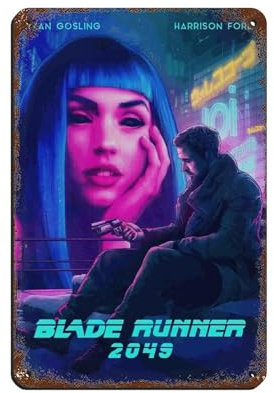 OakiTa Blade Runner Retro-Film-Poster (18), Blechschild, Vintage-Stil, Metall, Pub, Club, Café, Bar, Zuhause, Wandkunst, Dekoration, Poster, Retro, 20 x 30 cm