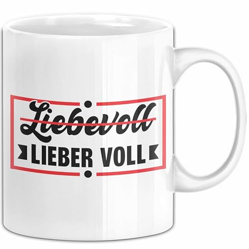 Liebevoll Lieber Voll Tasse (Weiß)
