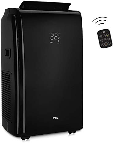 TCL Mobile Klimaanlage 9000 BTU 2,6 kW TCL-09CPB-KB Premium Design Serie mit Timer und div. Modifikationen | bis 26m² | Schwarz