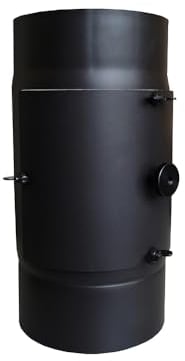 KS24 RD150/KAT FIREFIX Filtro de Chimenea, Lacado Oscuro, Gris Fundido