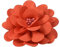 MYMERCERIE Brosche Blume, 8,5 cm, Orange