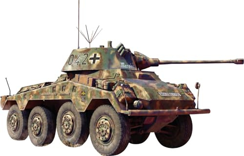 MiniArt 35419 1:35 Sd.Kfz.234/2 Puma - originalgetreue Nachbildung, Modellbau, Plastik Bausatz, Basteln, Hobby, Kleben, Modellbausatz, Zusammenbauen, unlackiert