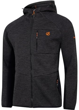Dare 2b Torrek Mountain Pro Midlayer Fleecejacke für Herren, Größe:L, Farbe:Schwarz