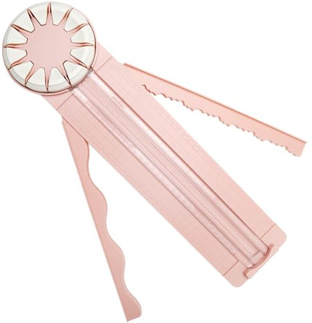 12 in 1 Rolling Paper Cutter, Scrapbook Paper Cutting Tool Rotary Paper Trimmer Ruler Paper Craft Edge Cutter Multifunctional Paper Cutter Trimmers with Measurements for Scrapbooking Tools