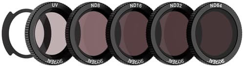Skyreat Neo ND Magnetfilter-Set, mehrschichtig, ND, kompatibel mit DJI Neo Drohnenzubehör, 5er-Pack (UV, ND8, ND16, ND32, ND64)
