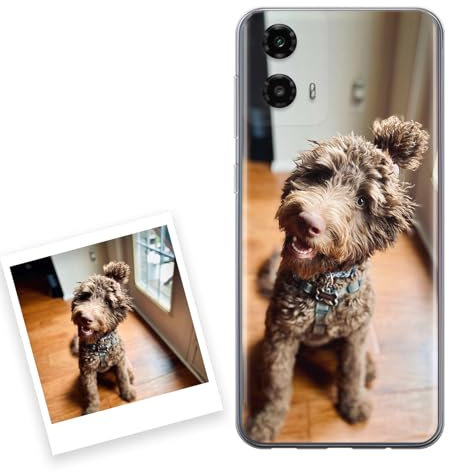 Pevita Funda para Motorola G34 5G Personalizada con Foto o Imagen | Funda Personalizable para Motorola G34 5G