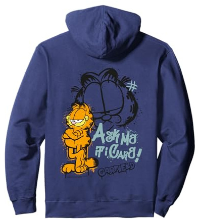 Garfield Comic Retro Ask Me If I Care Geschenke im Artwork-Stil Pullover Hoodie