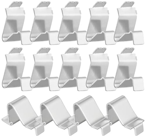 DIYEAH 50 Stück Metall RegalträGer Clips S FöRmige Einlegeboden Halter HöHenverstellbar FüR Aktenschrank RegalstüTzen Ersatz Regalklammern FüR BüRo Und Holzregale