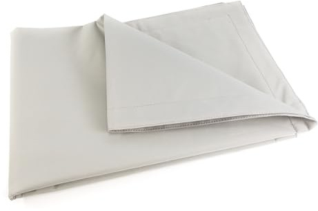 Ecopuf - Sitzsack Bezug ohne Füllung - Hülle Wetterfest - 140 x 180 cm - Polyester Sitzsackbezug zum Befüllen - für Outdoor Sitzpouf - für Garten, Balkon, Terrasse - Größe M - Grau