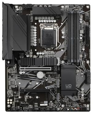 Fit For GIGABYTE Z590 UD LGA 1200 con Placa Base Intel ATX Triple M.2, PCIe 4.0 Placa Madre