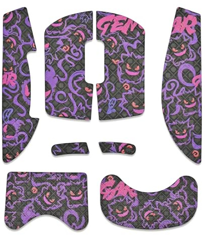 Mouse Grip Tape Compatible with Logitech G Pro Wireless & G Pro X Superlight 2, Anti-Slip Sweat-Absorbent Ultra-Thin Mouse Grip Stickers, Full Coverage Gaming Mouse Grip (Purple)