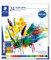Staedtler Peinture acrylique de qualité professionnelle, Couleurs très pigmentées et faciles à mélanger, Étui carton avec 24 tubes de peinture aux couleurs vives et assorties, 8500 C24
