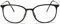 Lasree Mode Brille Volle Felgen Kurzsichtig Myopie Alltag Verwendung Mens Womens Fashion Abstand Brille -6.00 Linsen Schwarz glänzend Rahmen Brillen
