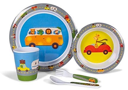 Kampa Animal Traffic Childrens ?Melamine Set