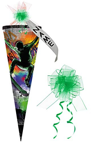 alles-meine.de GmbH stabile Spitze - aus Kunststoff - verschiedenes Zubehör frei wählbar - passend für Schultüte - Skateboard - Sport - 70/85 cm - Zuckertüte - ALLE Größen ..
