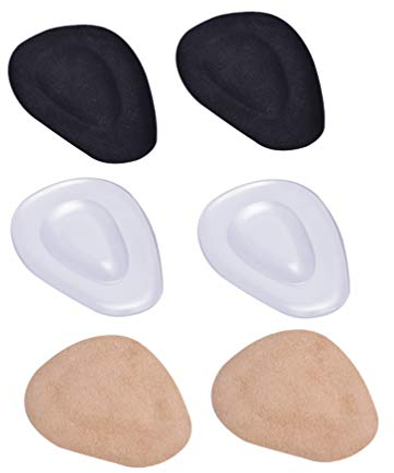 SUPVOX 3 Paar Vorfuß Einlegesohlen Pads Gel Metatarsal Einlagen Vorfuß Kissen Vorfußpolster Pads Anti-Slip für Damen High Heels