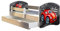 Kinderbett Jugendbett mit einer Schublade und Matratze Sonoma mit Rausfallschutz Lattenrost ACMA II 140x70 160x80 180x80 (05 Rote Auto, 180x80 + Bettkasten)