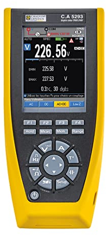 Chauvin Arnoux C.A 5293-BT - Multimetro digitale con display grafico CAT III, 1000 V, CAT I